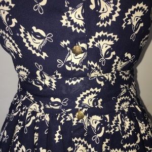 oasis navy blue dress